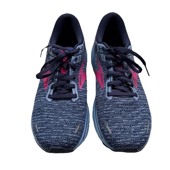Brooks Ghost 14 Women’s Sz 10M Blue Fuschia Running Shoe Athletic Gym Training - Picture 2 of 11
